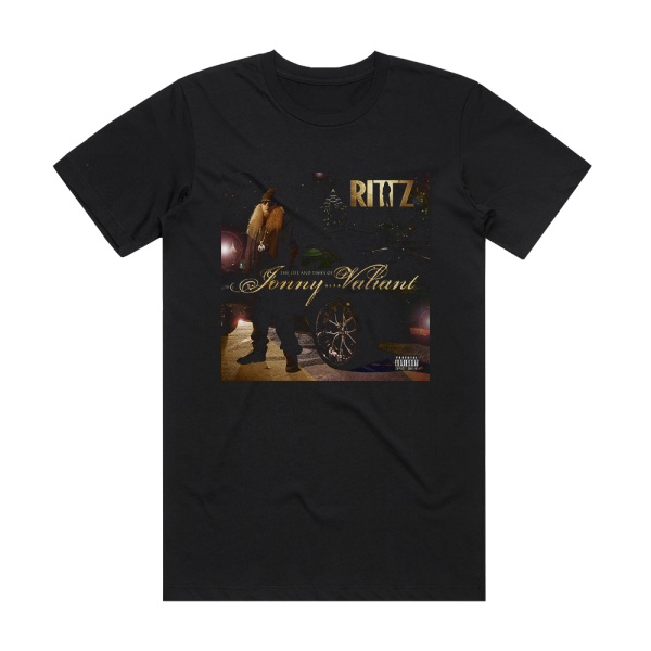 Rittz The Life And Times Of Jonny Valiant 1 Album Cover T-Shirt Black