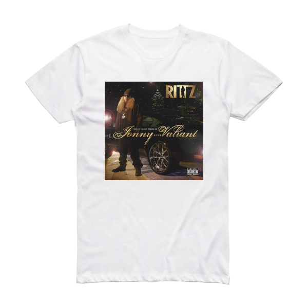 Rittz The Life And Times Of Jonny Valiant 1 Album Cover T-Shirt White