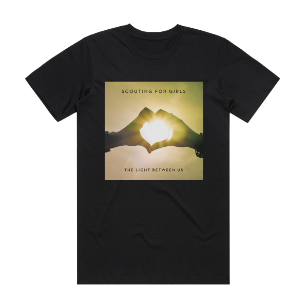 Scouting for Girls The Light Between Us Album Cover T-Shirt Black