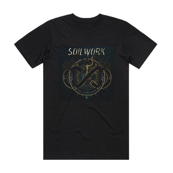 Soilwork The Living Infinite Album Cover T-Shirt Black