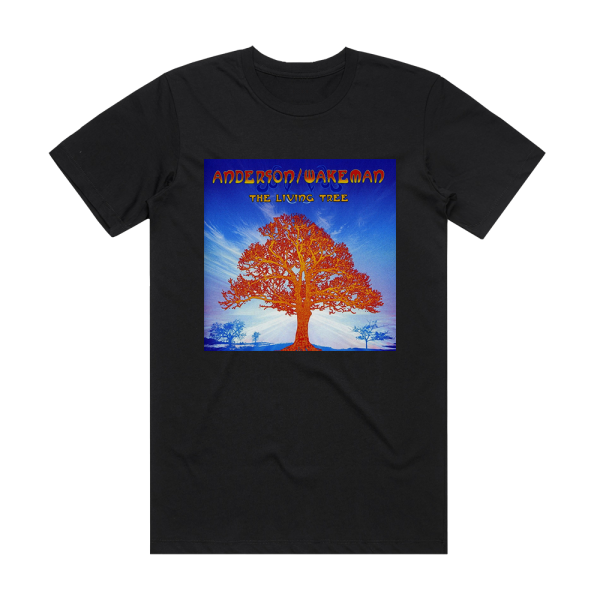 Rick Wakeman The Living Tree Album Cover T-Shirt Black