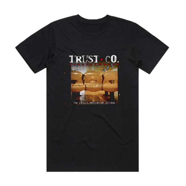 TRUSTcompany The Lonely Position Of Neutral Album Cover T-Shirt Black