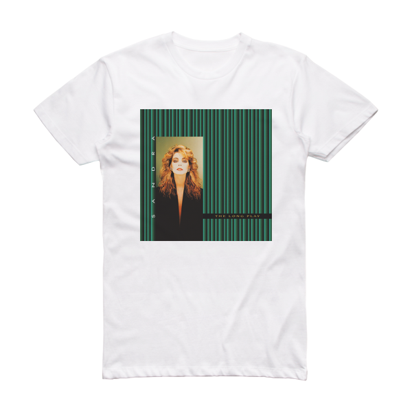 Sandra The Long Play Album Cover T-Shirt White