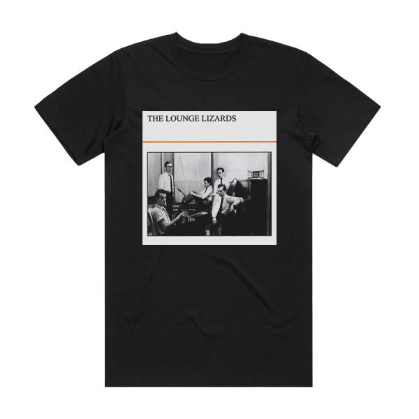 The Lounge Lizards The Lounge Lizards Album Cover T-Shirt Black