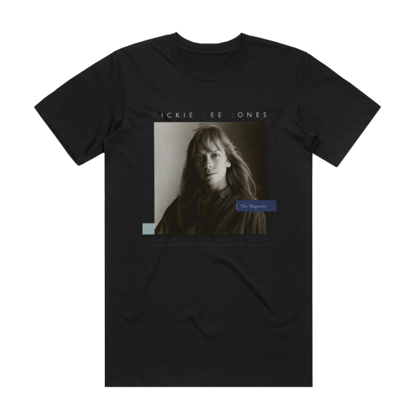 Rickie Lee Jones The Magazine Album Cover T-Shirt Black