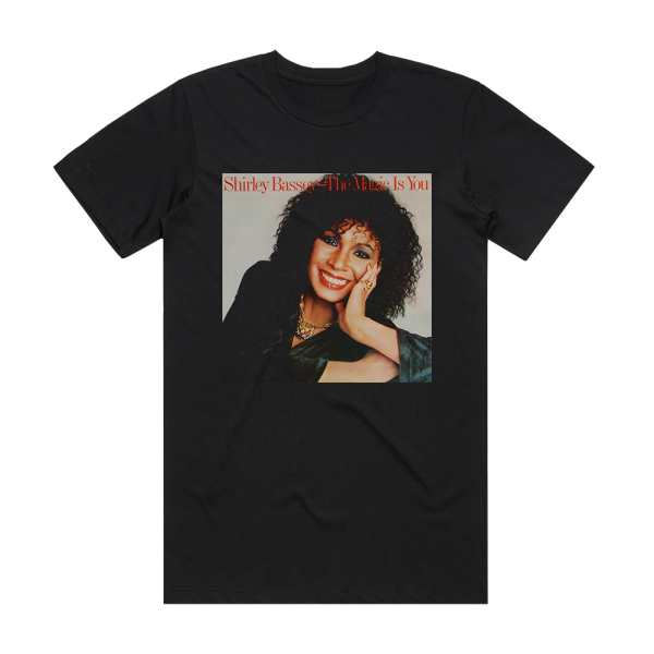 Shirley Bassey The Magic Is You Album Cover T-Shirt Black