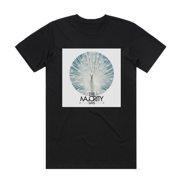 The Majority Says The Majority Says Album Cover T-Shirt Black