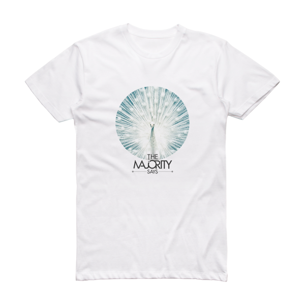The Majority Says The Majority Says Album Cover T-Shirt White
