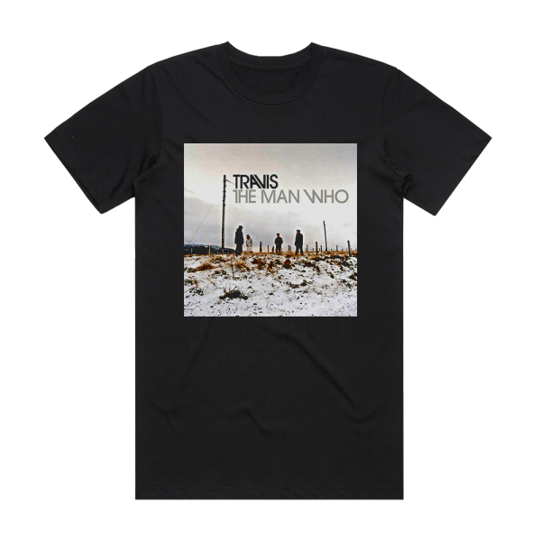 Travis The Man Who Album Cover T-Shirt Black