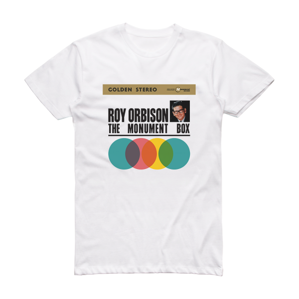 Roy Orbison The Monument Vinyl Box Album Cover T-Shirt White