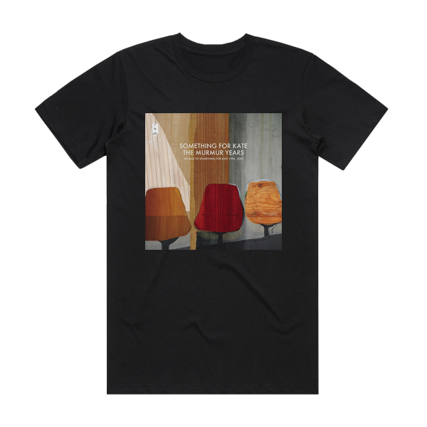Something for Kate The Murmur Years Album Cover T-Shirt Black