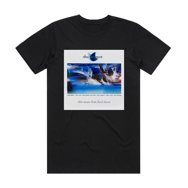 The Tangent The Music That Died Alone Album Cover T-Shirt Black