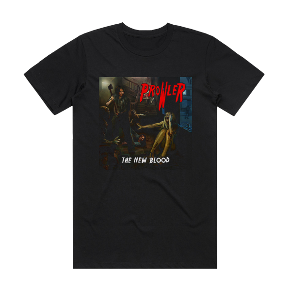 Prowler The New Blood Album Cover T-Shirt Black
