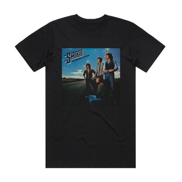 Smokie The Other Side Of The Road Album Cover T-Shirt Black