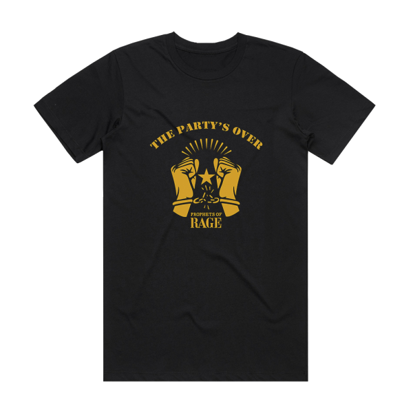 Prophets of Rage The Partys Over Album Cover T-Shirt Black