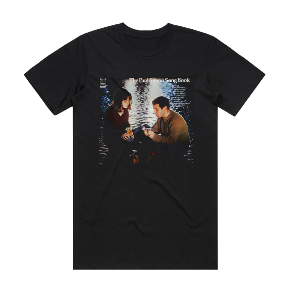 Paul Simon The Paul Simon Songbook Album Cover T-Shirt Black