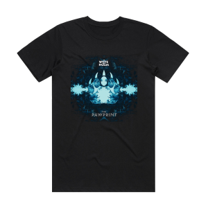 The White Panda The Pawprint Album Cover T-Shirt Black