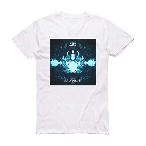 The White Panda The Pawprint Album Cover T-Shirt White