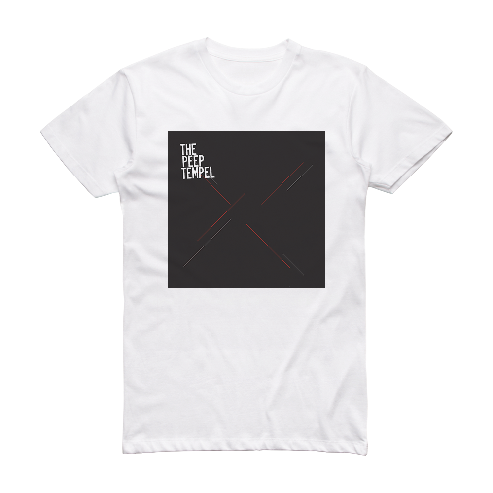 The Peep Tempel The Peep Tempel Album Cover T-Shirt White