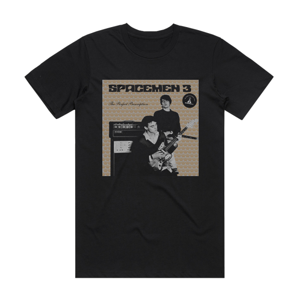 Spacemen 3 The Perfect Prescription 1 Album Cover T-Shirt Black