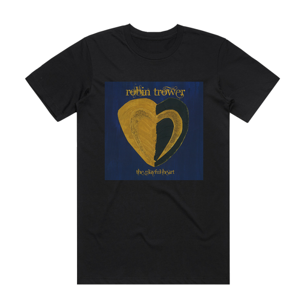 Robin Trower The Playful Heart Album Cover T-Shirt Black