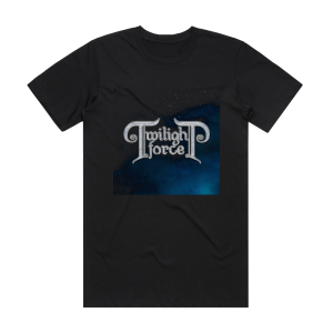 Twilight Force The Power Of The Ancient Force Album Cover T-Shirt Black