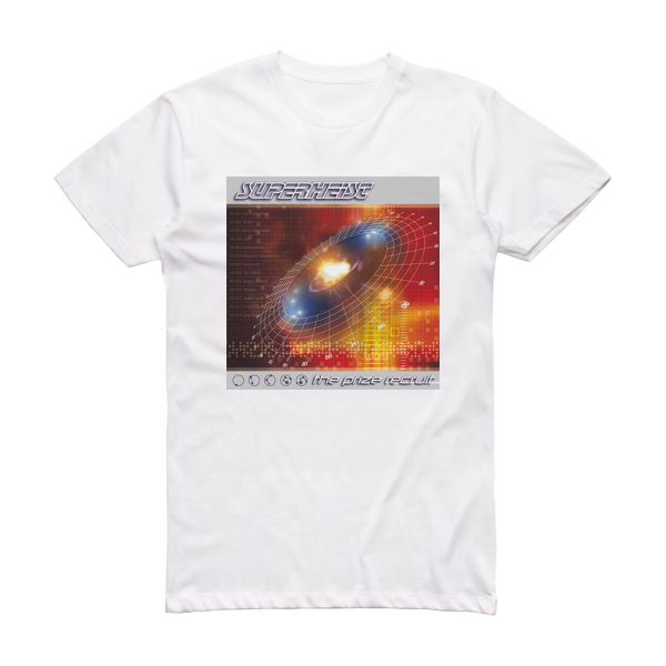 Superheist The Prize Recruit Album Cover T-Shirt White