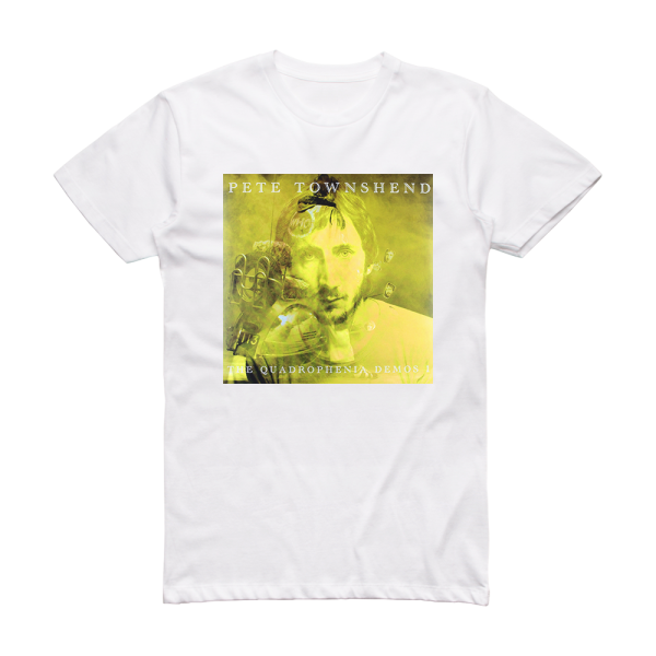 Pete Townshend The Quadrophenia Demos 1 Album Cover T-Shirt White