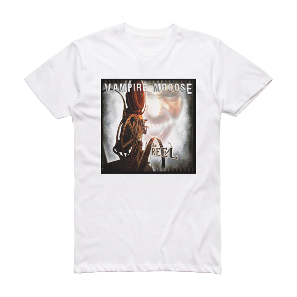Vampire Mooose The Reel Album Cover T-Shirt White
