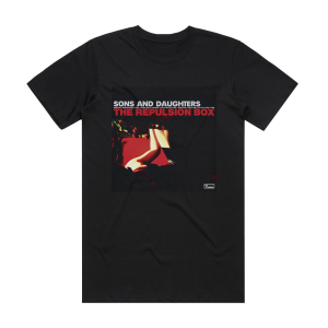Sons and Daughters The Repulsion Box Album Cover T-Shirt Black