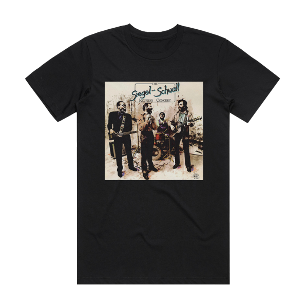 The Siegel-Schwall Band The Reunion Concert Album Cover T-Shirt Black