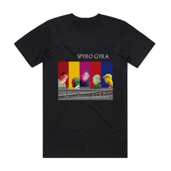 Spyro Gyra The Rhinebeck Sessions Album Cover T-Shirt Black