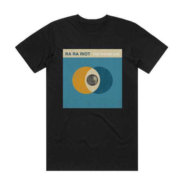 Ra Ra Riot The Rhumb Line Album Cover T-Shirt Black