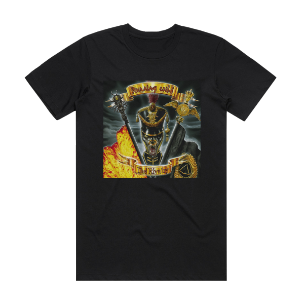 Running Wild The Rivalry Album Cover T-Shirt Black