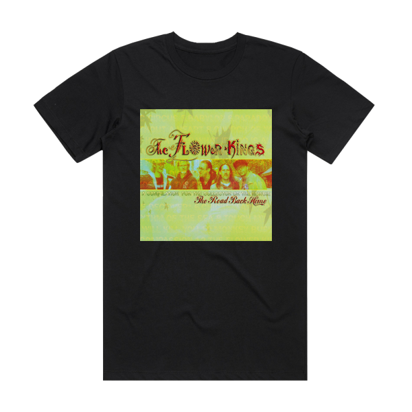 The Flower Kings The Road Back Home 2 Album Cover T-Shirt Black