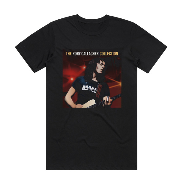 Rory Gallagher The Rory Gallagher Collection Album Cover T-Shirt Black