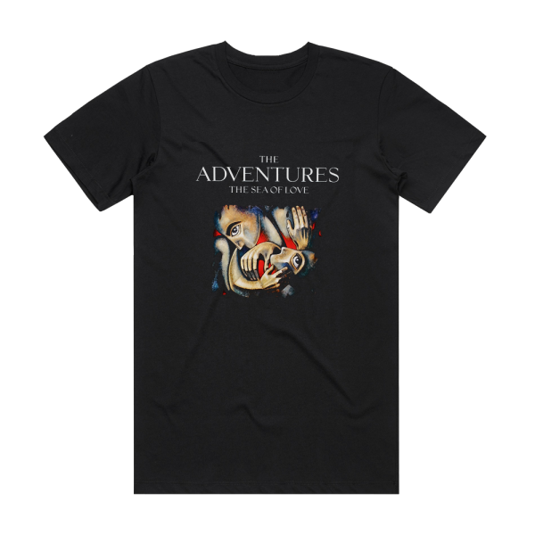 The Adventures The Sea Of Love Album Cover T-Shirt Black