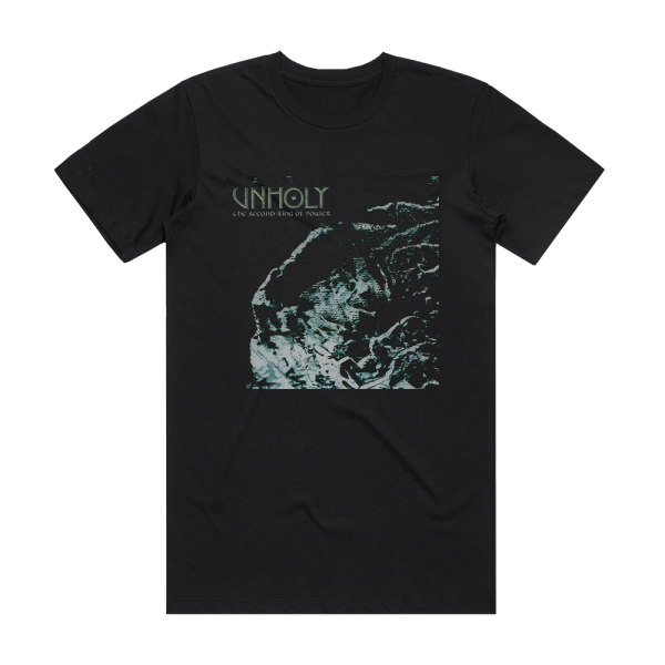 Unholy The Second Ring Of Power Album Cover T-Shirt Black