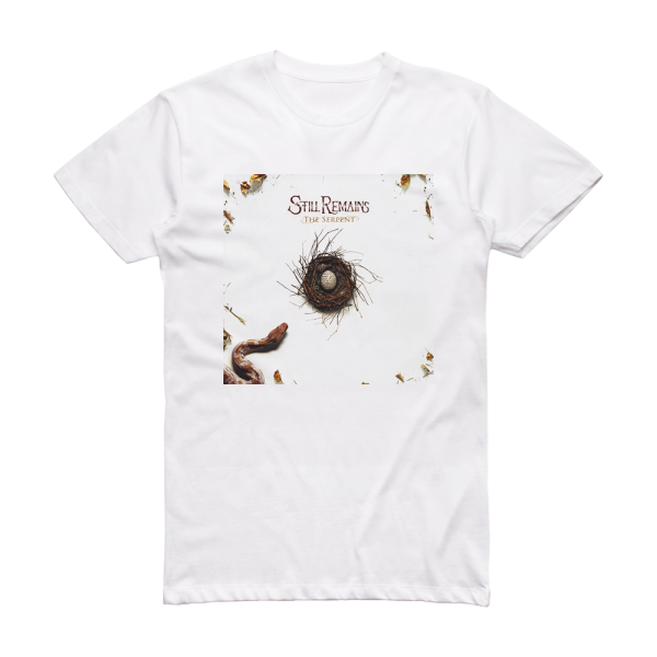 Still Remains The Serpent Album Cover T-Shirt White