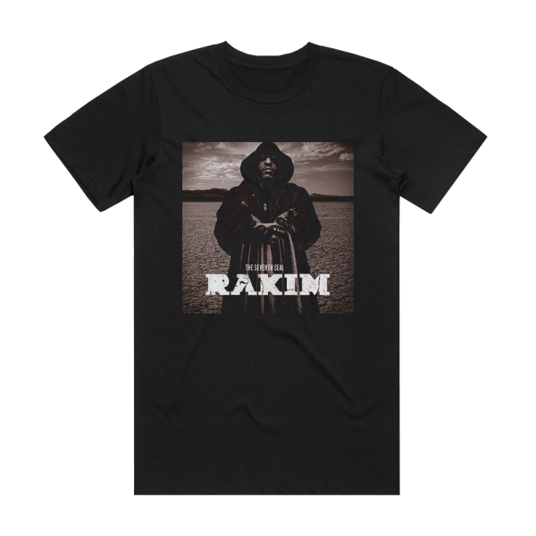 Rakim The Seventh Seal Album Cover T-Shirt Black