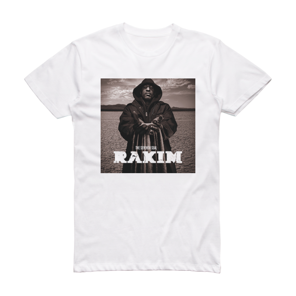 Rakim The Seventh Seal Album Cover T-Shirt White