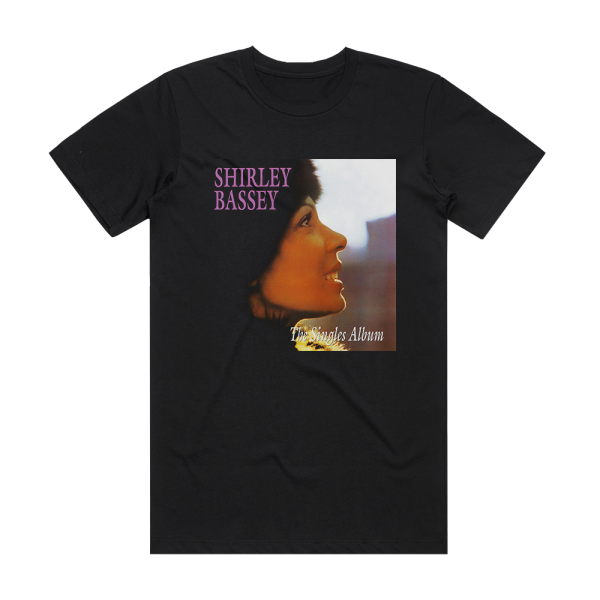 Shirley Bassey The Shirley Bassey Singles Album Album Cover T-Shirt Black