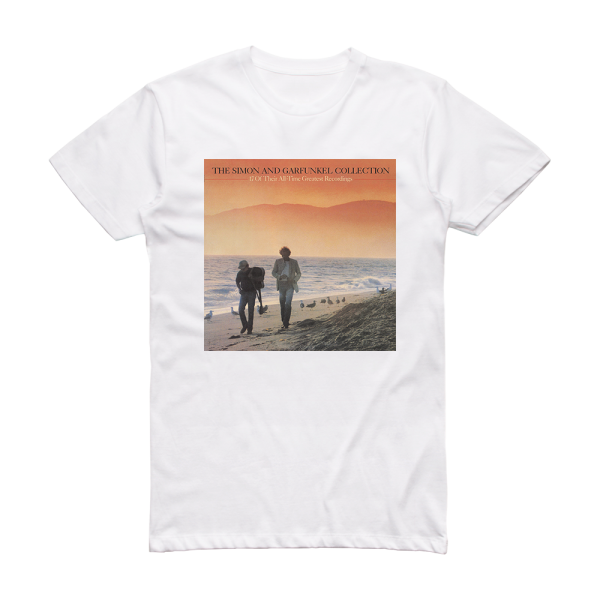 Simon and Garfunkel The Simon And Garfunkel Collection Album Cover T-Shirt White