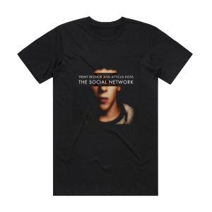 Trent Reznor The Social Network Album Cover T-Shirt Black