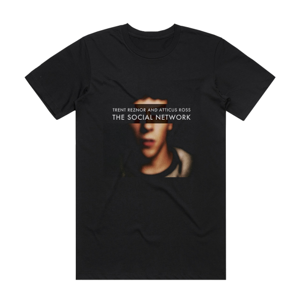 Trent Reznor The Social Network Album Cover T-Shirt Black