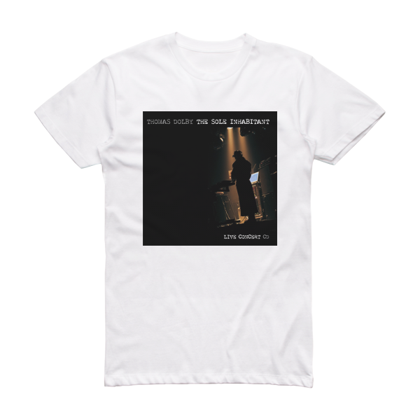 Thomas Dolby The Sole Inhabitant Album Cover T-Shirt White