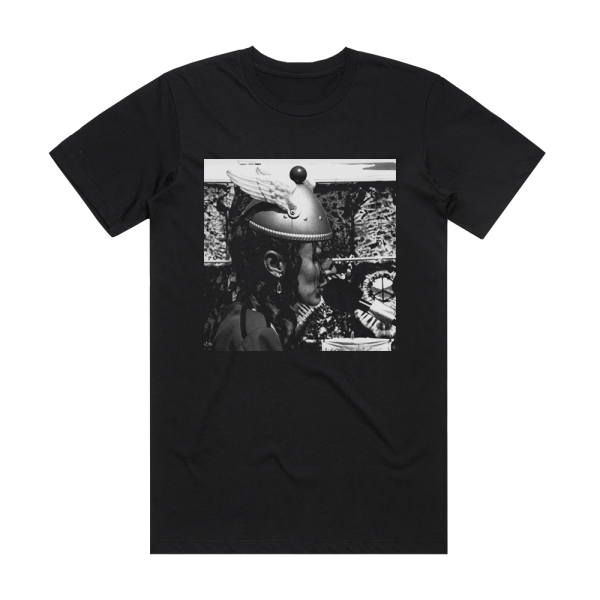 The Space Lady The Space Ladys Greatest Hits Album Cover T-Shirt Black