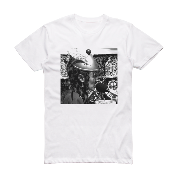 The Space Lady The Space Ladys Greatest Hits Album Cover T-Shirt White