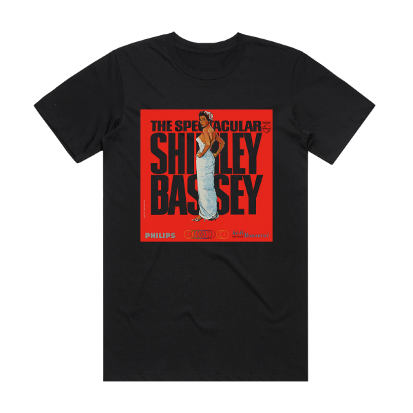 Shirley Bassey The Spectacular Shirley Bassey Album Cover T-Shirt Black