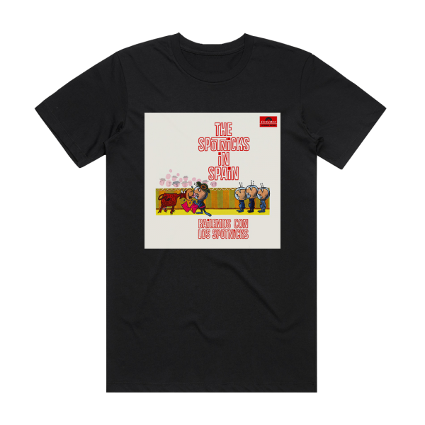 The Spotnicks The Spotnicks In Spain Album Cover T-Shirt Black
